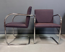 Load image into Gallery viewer, Pair of Tubular Ludwig Mies van der Rohe Brno Armchairs by Gordon International