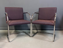 Load image into Gallery viewer, Pair of Tubular Ludwig Mies van der Rohe Brno Armchairs by Gordon International