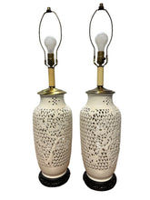 Load image into Gallery viewer, 1960s Pair of Blanc De Chine Articulated table lamps