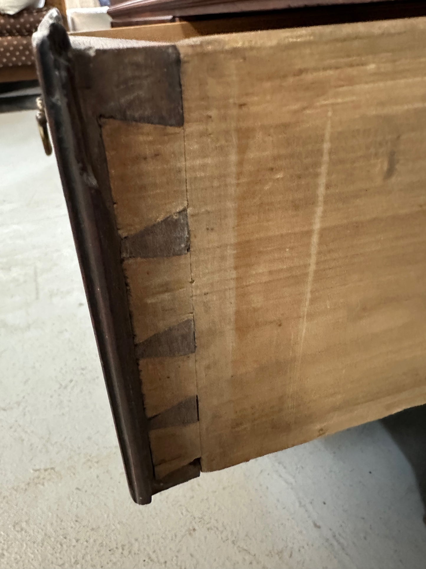 SOLD – 18th Century Chippendale Walnut Blanket Chest With Two Drawers and Till