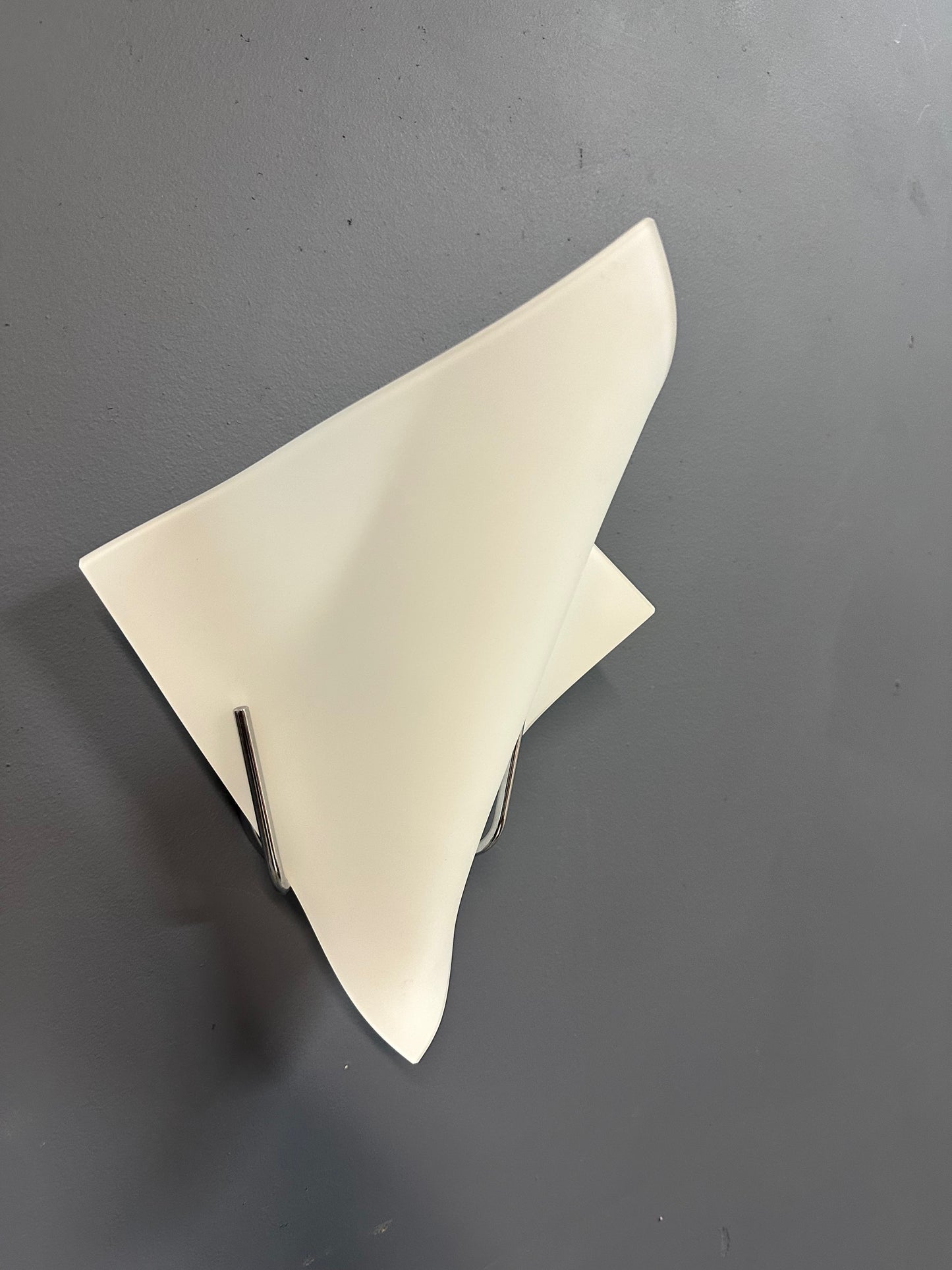 SOLD – 1990s Pair of Handkerchief Sconces by Boyd Lighting in Satin Glass