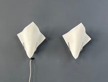 Load image into Gallery viewer, 1990s Pair of Handkerchief Sconces by Boyd Lighting in Satin Glass