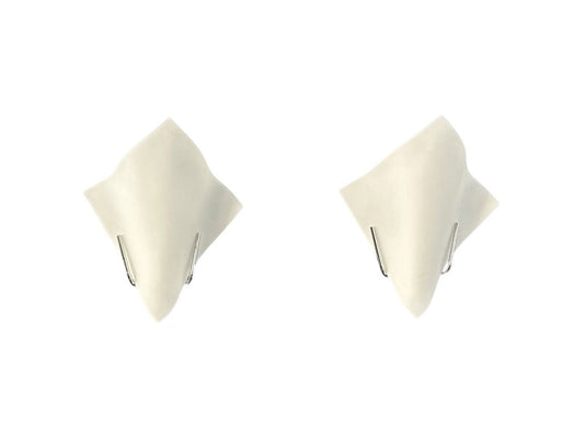 SOLD – 1990s Pair of Handkerchief Sconces by Boyd Lighting in Satin Glass