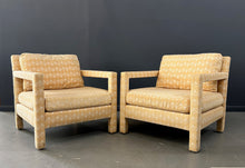 Load image into Gallery viewer, Milo Baughman Style Pair of Parsons Chairs Mid Century