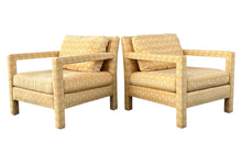 Load image into Gallery viewer, Milo Baughman Style Pair of Parsons Chairs Mid Century