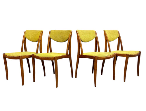 Barney Flagg for Drexel Midcentury Dining Chairs set of Four