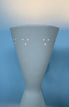 Load image into Gallery viewer, Set of Four Litecraft Mid Century Sconces in White and Chrome with Pinhole Design