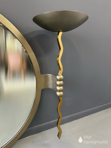 Brueton Large Post Modern "Fist" Mirror Designed by Stanley Jay Friedman