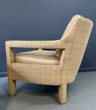 Load image into Gallery viewer, Pair of Drexel Parsons Style Chairs with Curvaceous Backs Mid Century