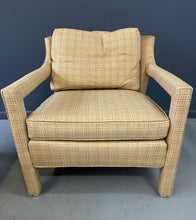 Load image into Gallery viewer, Pair of Drexel Parsons Style Chairs with Curvaceous Backs Mid Century