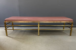 1950s Tommi Parzinger for Parzinger Originals Brass Bench