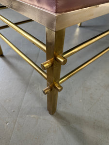 1950s Tommi Parzinger for Parzinger Originals Brass Bench