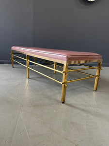 1950s Tommi Parzinger for Parzinger Originals Brass Bench