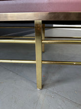 Load image into Gallery viewer, 1950s Tommi Parzinger for Parzinger Originals Brass Bench