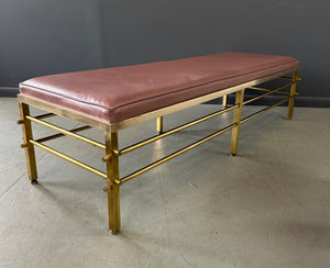 1950s Tommi Parzinger for Parzinger Originals Brass Bench