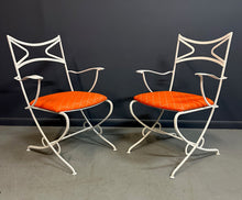 Load image into Gallery viewer, 1940s French Set of Six Outdoor Chairs and Table Mid Century