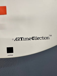 Post Modern Art Time Wall Clock designed by Nicolai Canetti, 1984