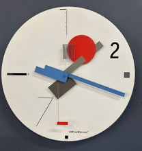 Load image into Gallery viewer, Post Modern Art Time Wall Clock designed by Nicolai Canetti, 1984