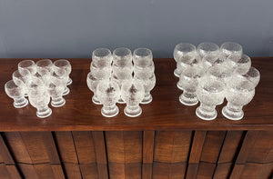 Iittala Finland Kekkerit Set of 32 Stemware Pieces by Timo Sarpaneva
