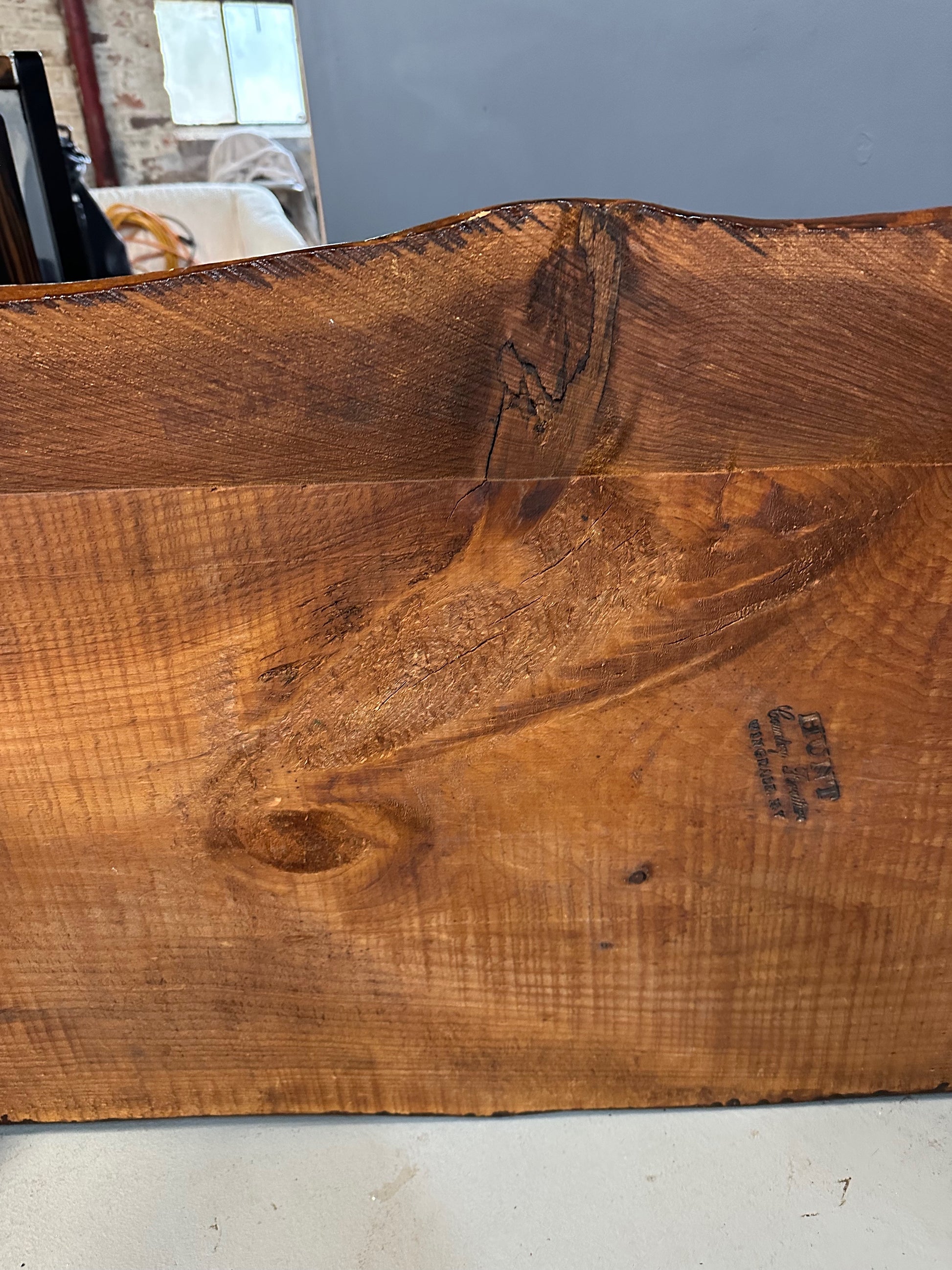 Hunt Country Furniture Free Edge Pine Coffee Table