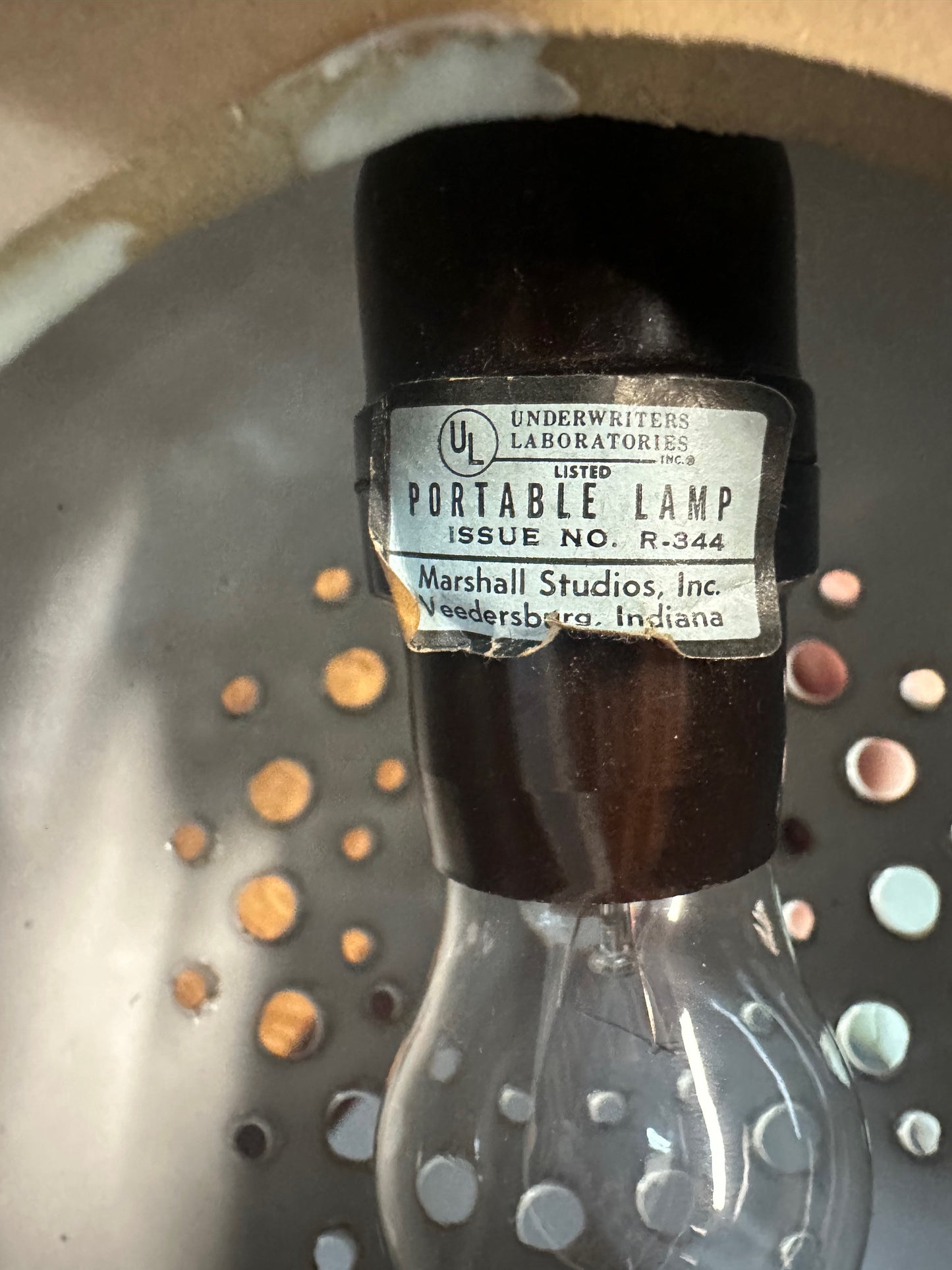 Marshall Studios Ceramic Table Lamp by Jane and Gordon Martz Mid Century
