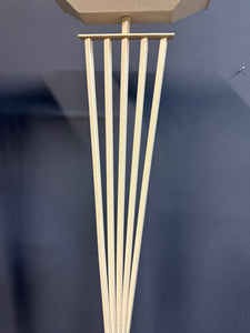 Pair of Sculptural Postmodern Kichler Halogen Torchiere Floor Lamps, 1992