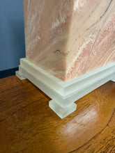 Load image into Gallery viewer, Pair of Faux Marble Table Lamps by Frederick Cooper, 1990 with Brushed Acrylic