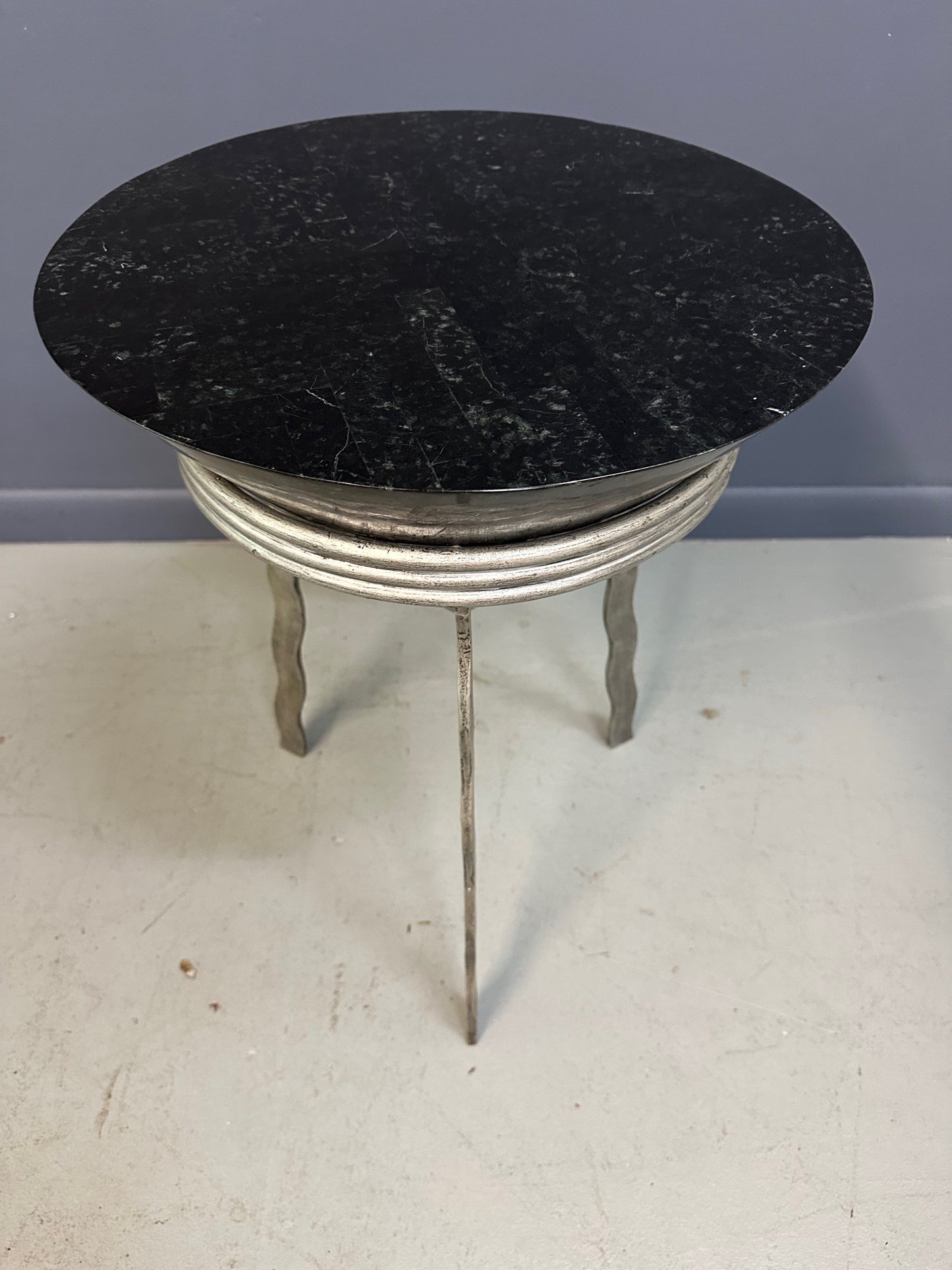Will Stone Style Postmodern Marble Side Table