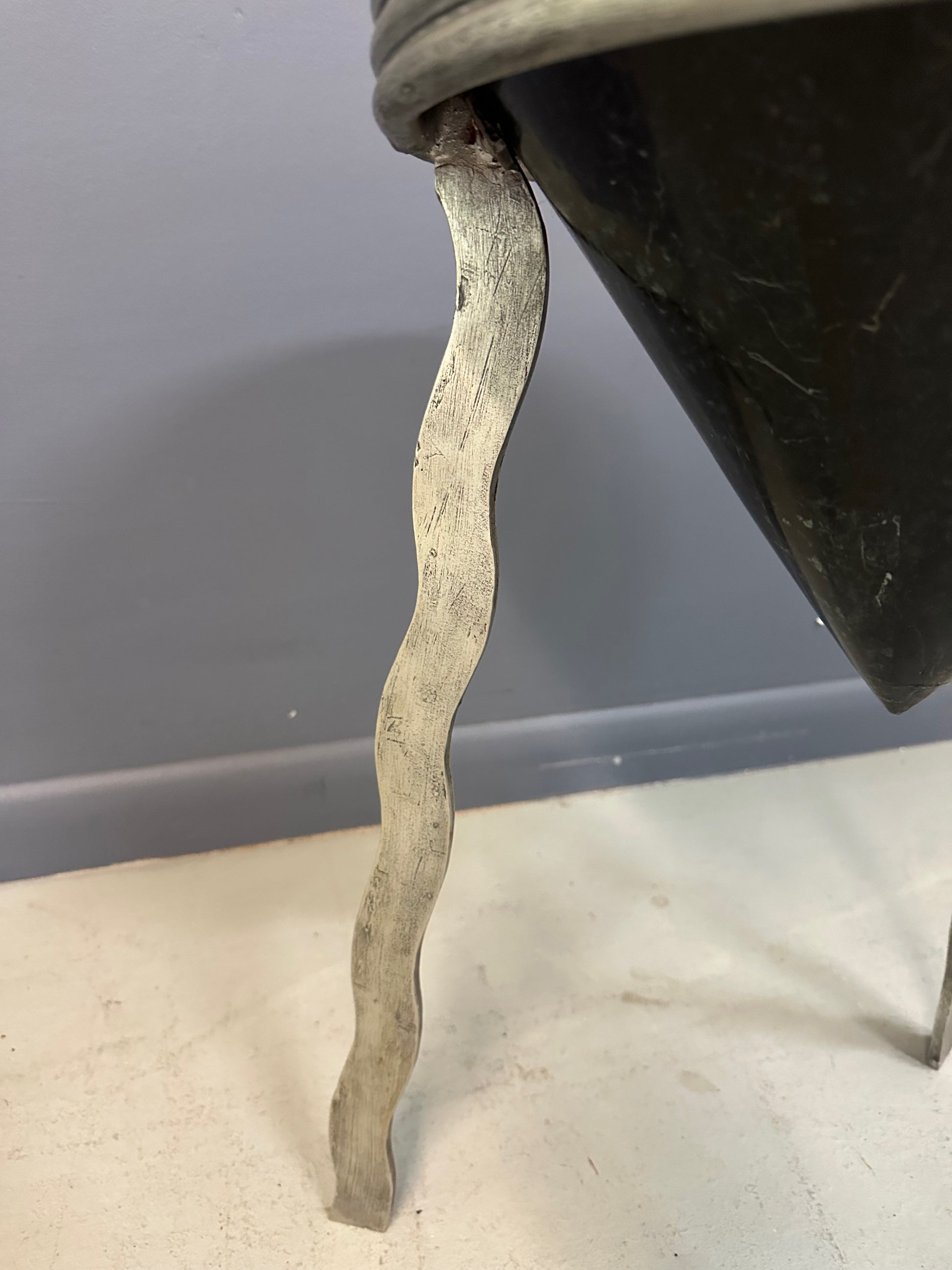 Will Stone Style Postmodern Marble Side Table