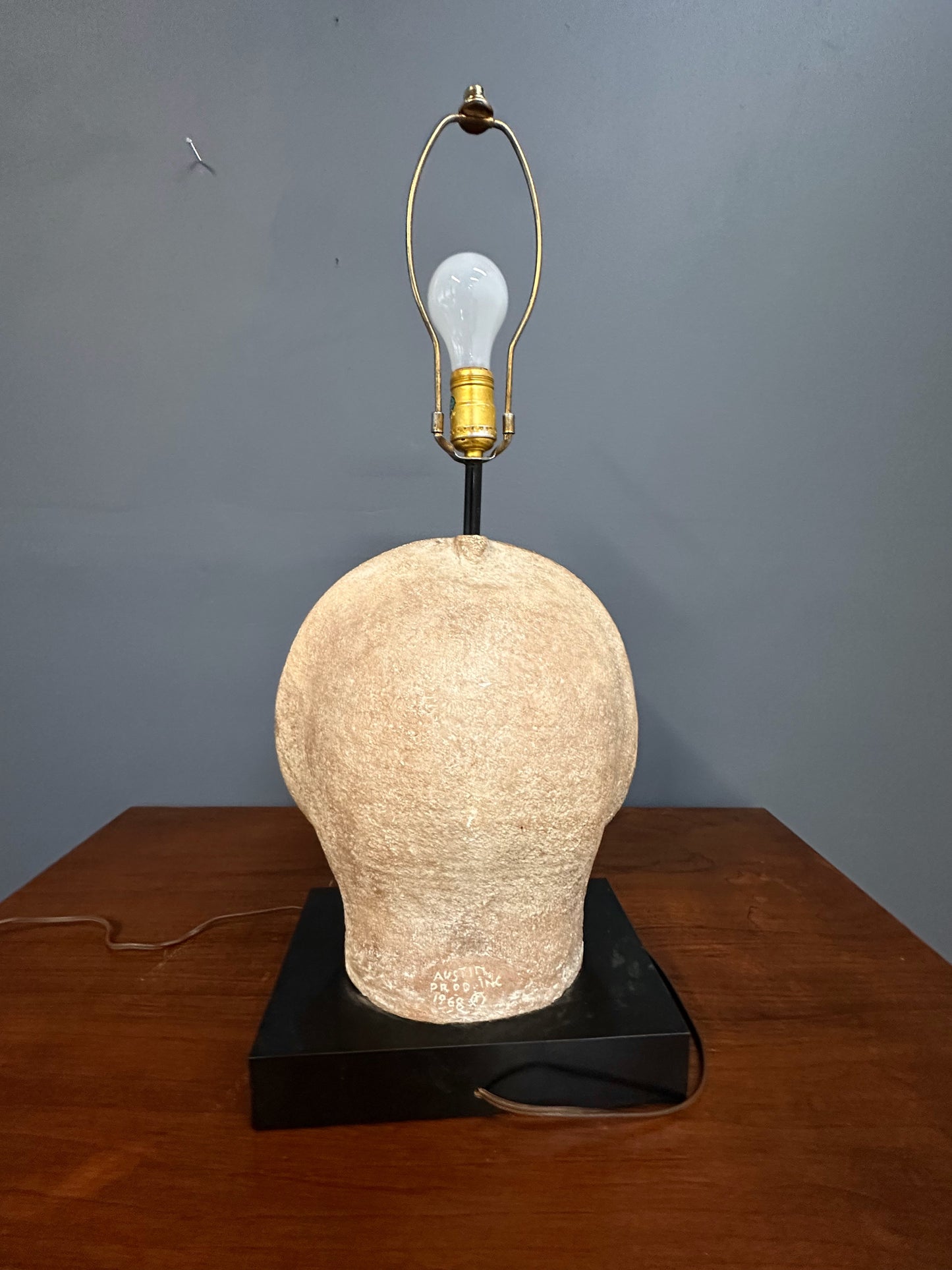 Mid-Century Modern Sun Face Table Lamp by Paul Bellardo by Austin Products Inc.