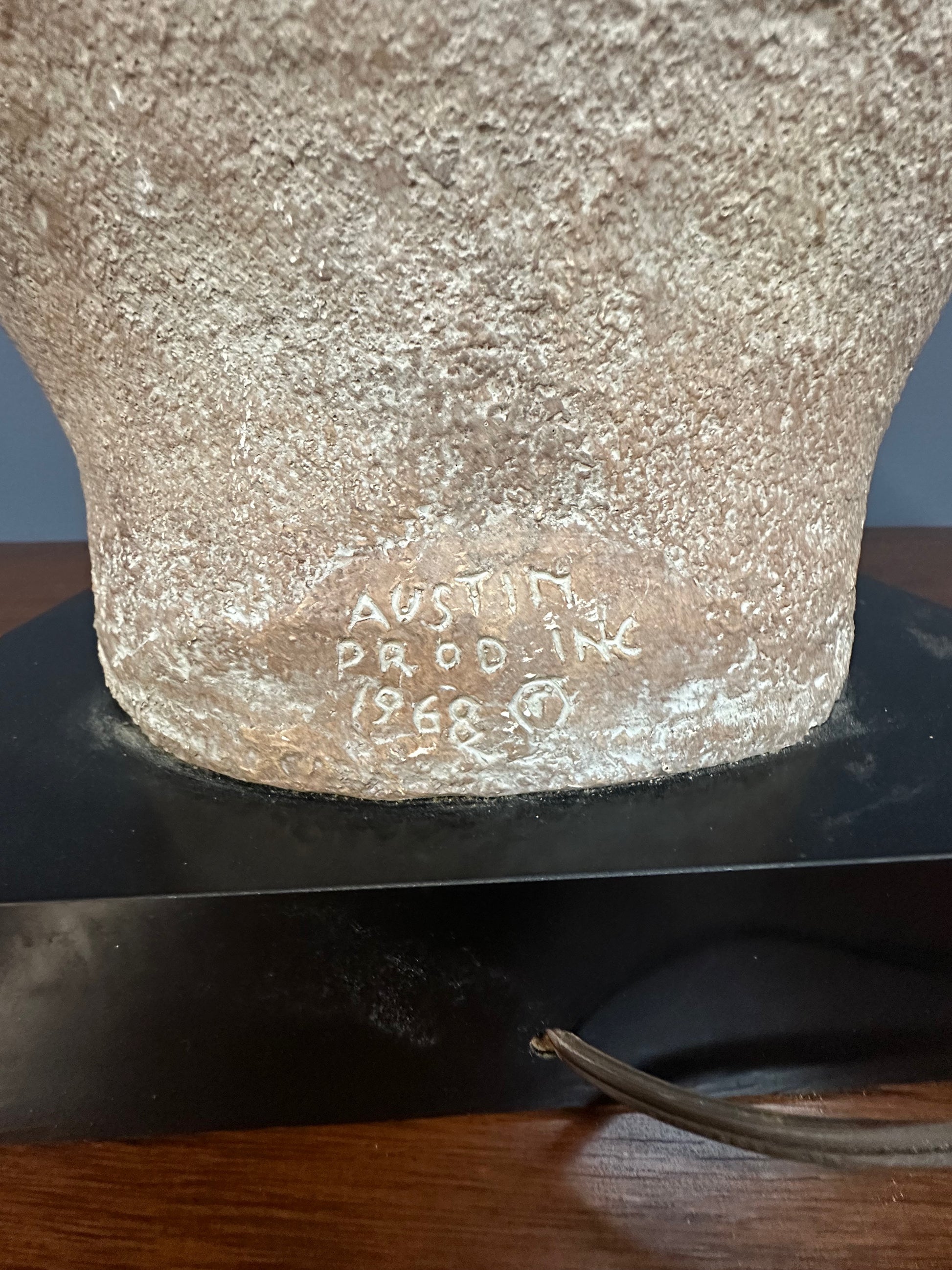 Mid-Century Modern Sun Face Table Lamp by Paul Bellardo by Austin Products Inc.