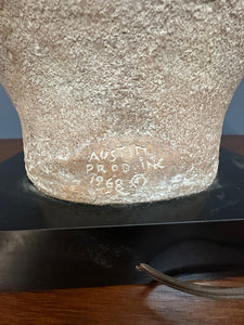 Mid-Century Modern Sun Face Table Lamp by Paul Bellardo by Austin Products Inc.