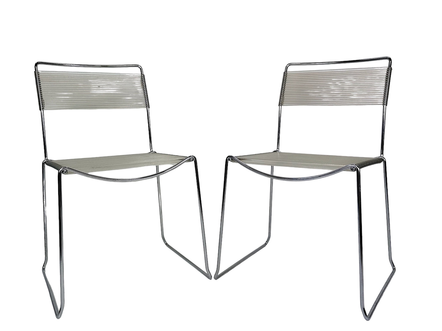 SOLD – Set of Four Spaghetti Chairs by Giandomenico Belotti for Alias, 1980s