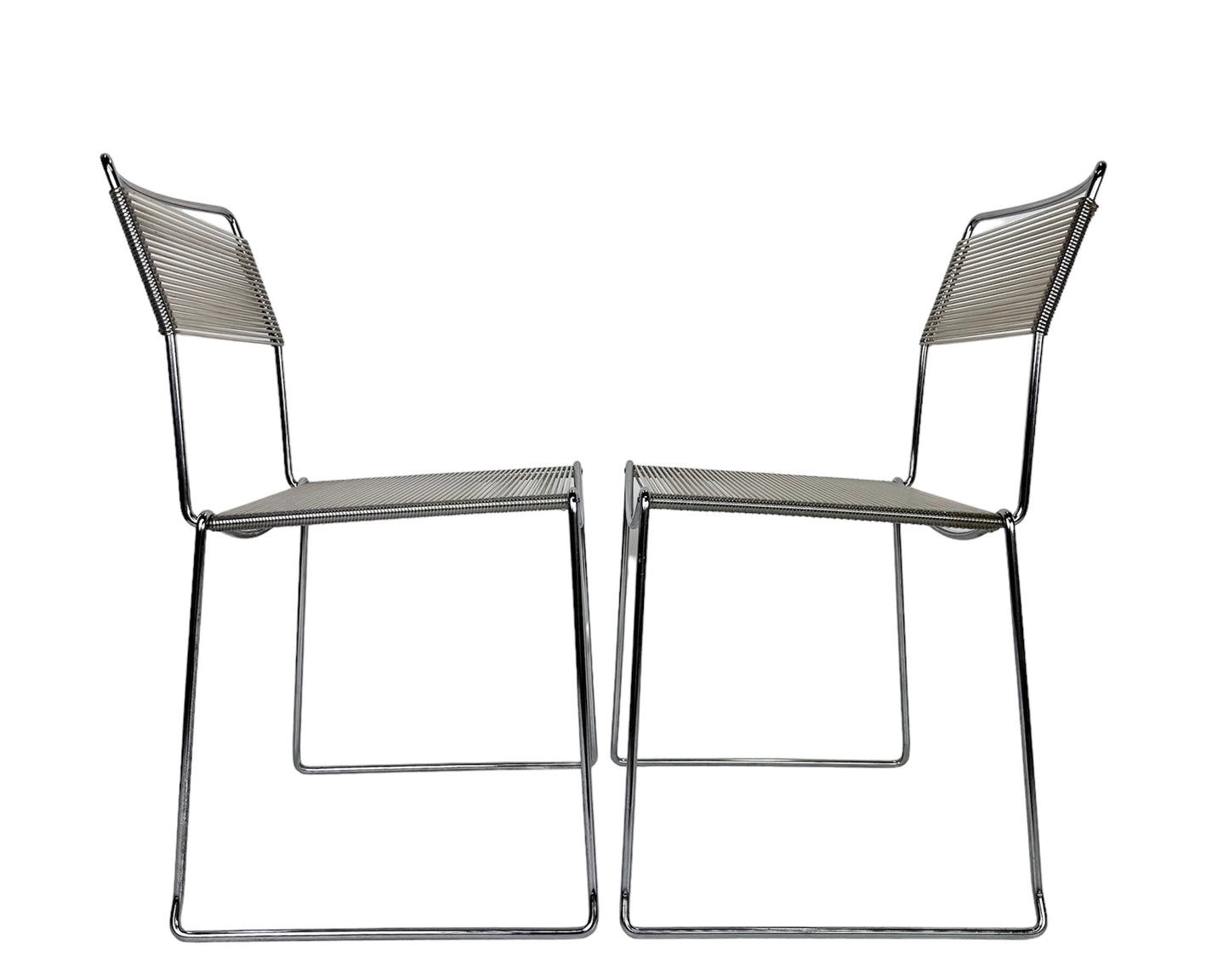 SOLD – Set of Four Spaghetti Chairs by Giandomenico Belotti for Alias, 1980s