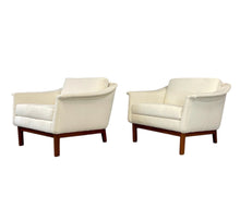 Load image into Gallery viewer, Folke Ohlsson Pasedena Chair with Walnut Frame a Pair Mid Century