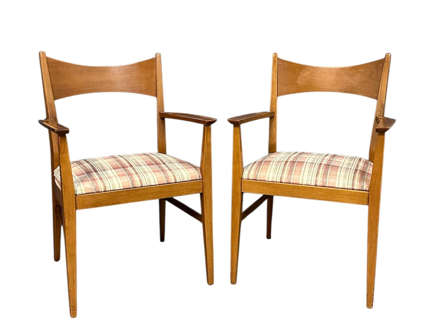 Pair of Paul Mccobb Dining Room Armchairs for Calvin Mid Century