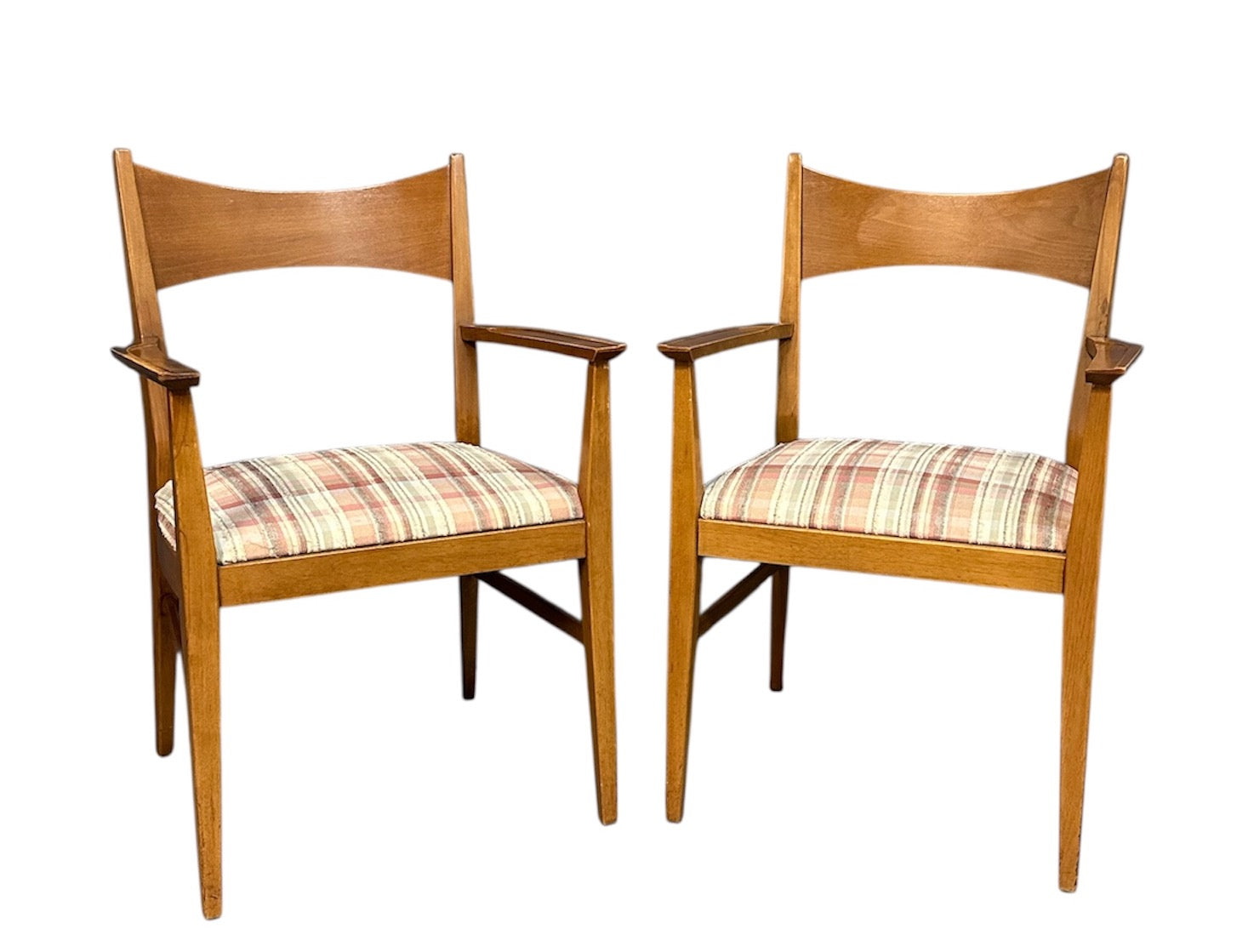 Pair of Paul Mccobb Dining Room Armchairs for Calvin Mid Century