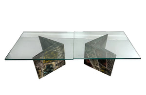 1967 Signed Paul Evans Exceedingly Rare Side Tables or Coffee Table