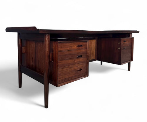 Arne Vodder Rosewood Executive Desk 207 for Sibast, Denmark, 1960s