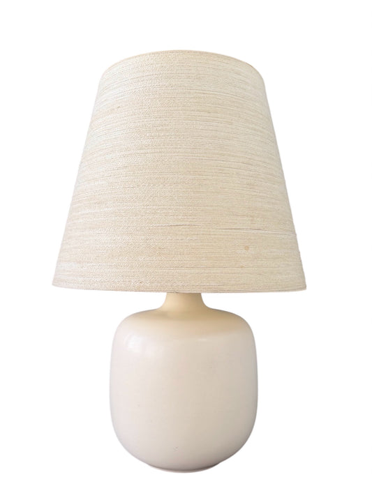 Lotte and Gunnar Bostlund Table Lamp With Original Shade Mid Century