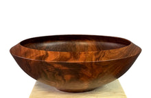 Load image into Gallery viewer, Bruce Mitchell Claro Walnut Turned Bowl, 1981 – Sculptural Studio Wood Vessel