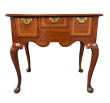 Load image into Gallery viewer, George III Walnut Lowboy Dressing Table, English c. 1770 with Boxwood Stringing