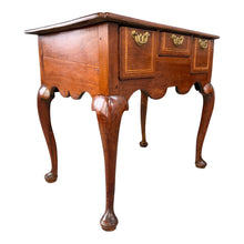 Load image into Gallery viewer, George III Walnut Lowboy Dressing Table, English c. 1770 with Boxwood Stringing