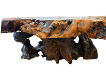 Load image into Gallery viewer, 1970s Organic Burl Wood Live Edge Coffee Table with Sculptural Root Base