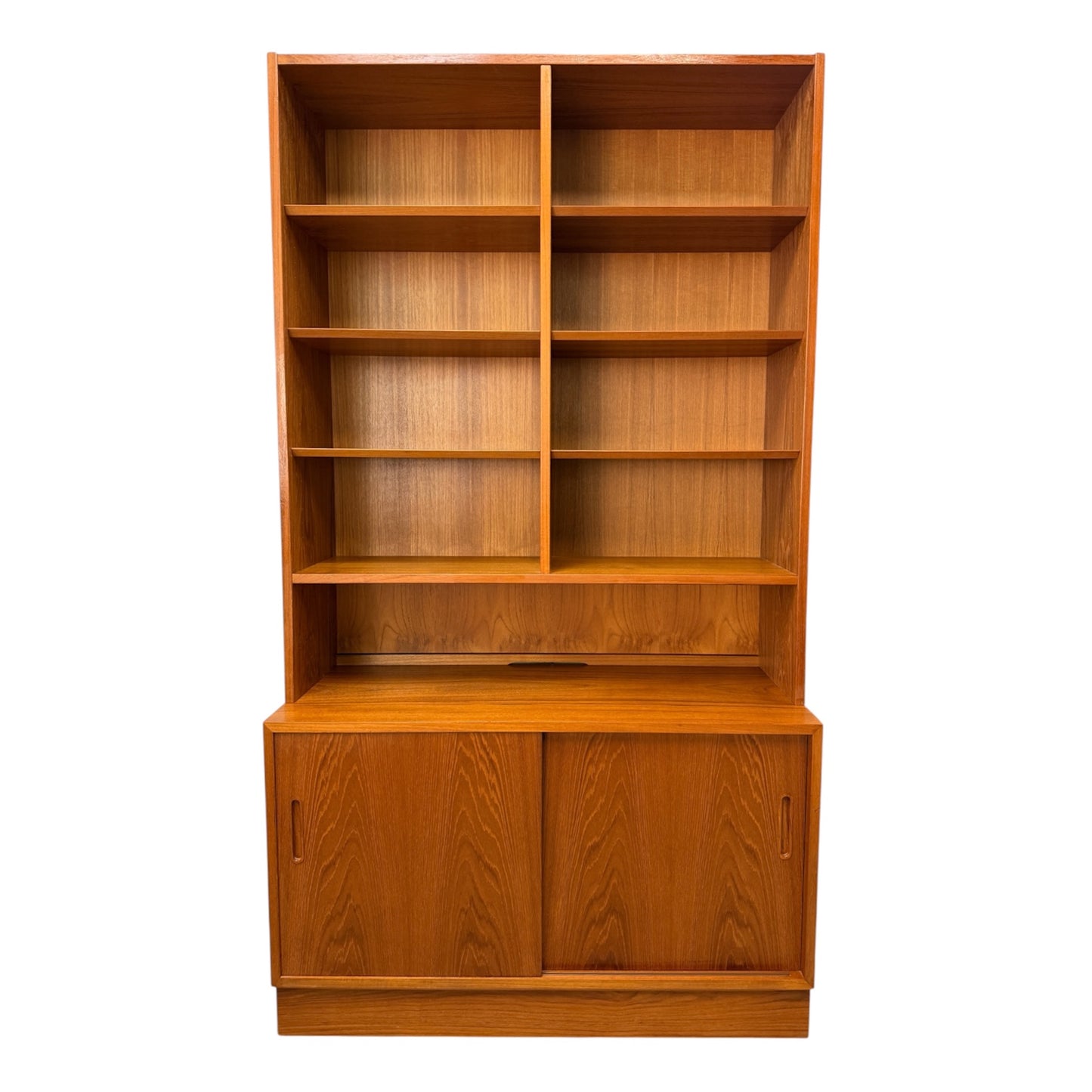 Danish Modern Teak Bookcase Cabinet by Hundevad & Co., Denmark, 1990s