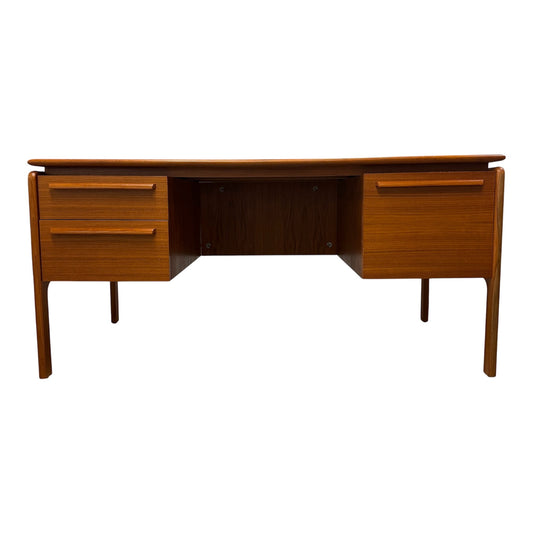 Mid-Century Modern Teak Executive Desk by Danflex, Denmark, 1960s-70s