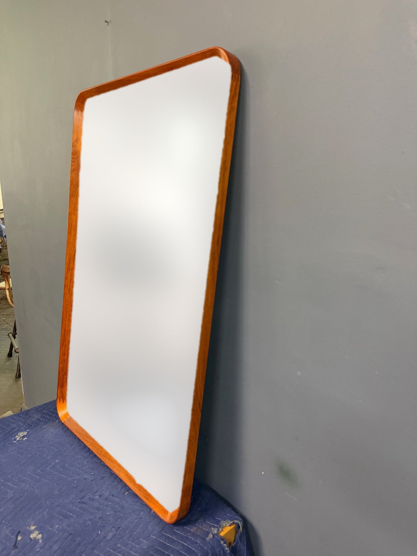 Pedersen & Hansen Teak Wall Mirror in Teak Mid Century