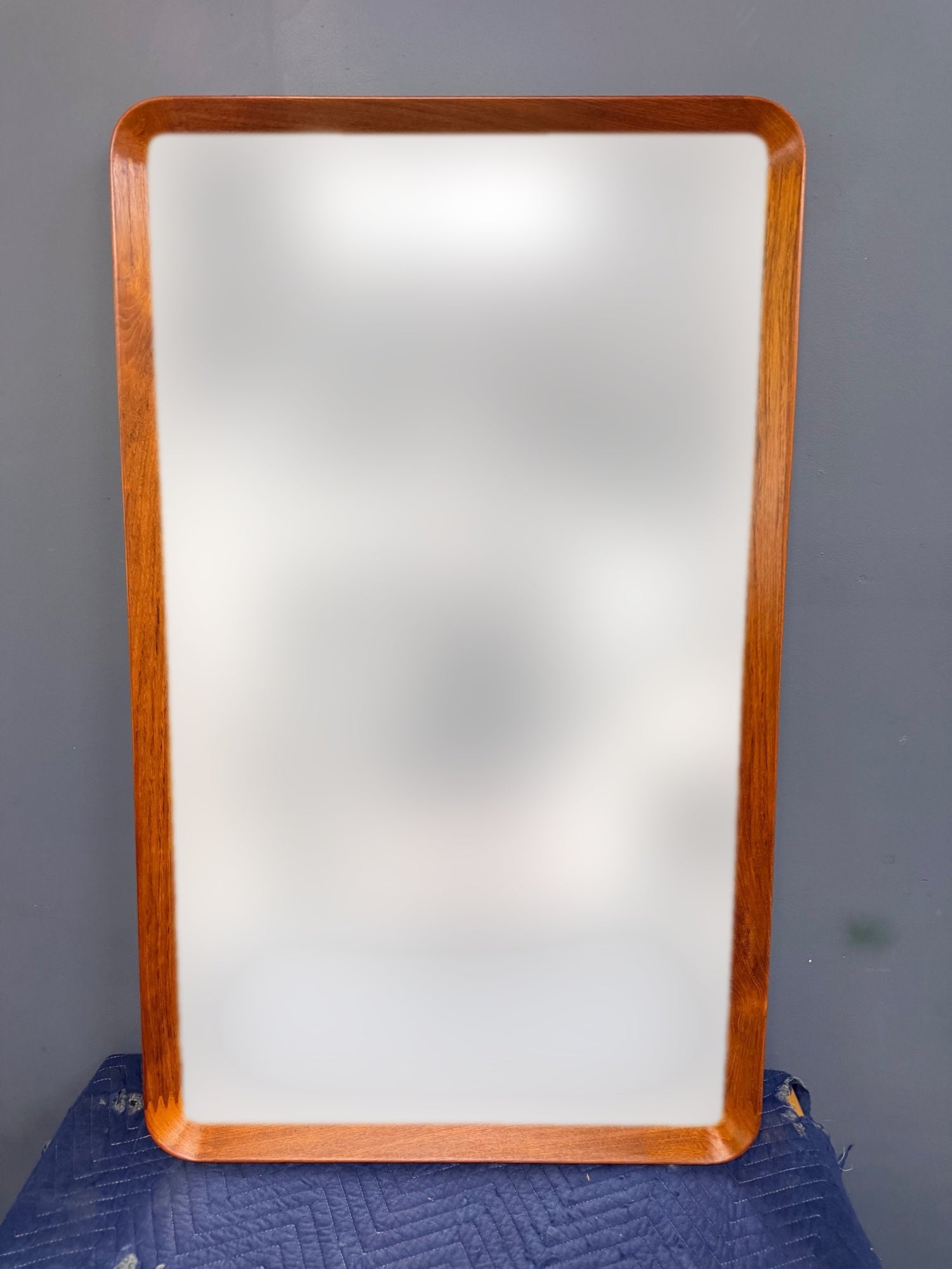 Pedersen & Hansen Teak Wall Mirror in Teak Mid Century