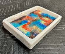 Load image into Gallery viewer, Bitossi Italy for Raymor Ceramic and Glass Mosaic Ashtray, Catchall Mid Century