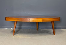Load image into Gallery viewer, Biomorphic Mid Century Coffee Table in the Style of Gibbings in Maple w/Drawer